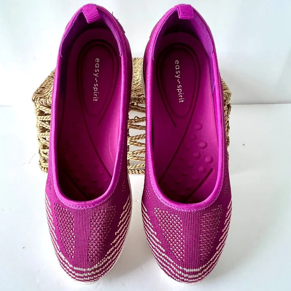 Easy Spirit Slip Ons Segeinee Shoes, Bright Pink, Size 7.5, NWOB! - Picture 7 of 13